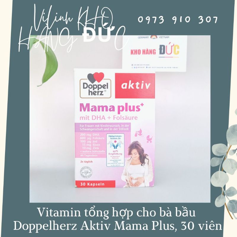 Mẫu mới Đủ Bill- Hộp Mama plus 30v Hàng Đức