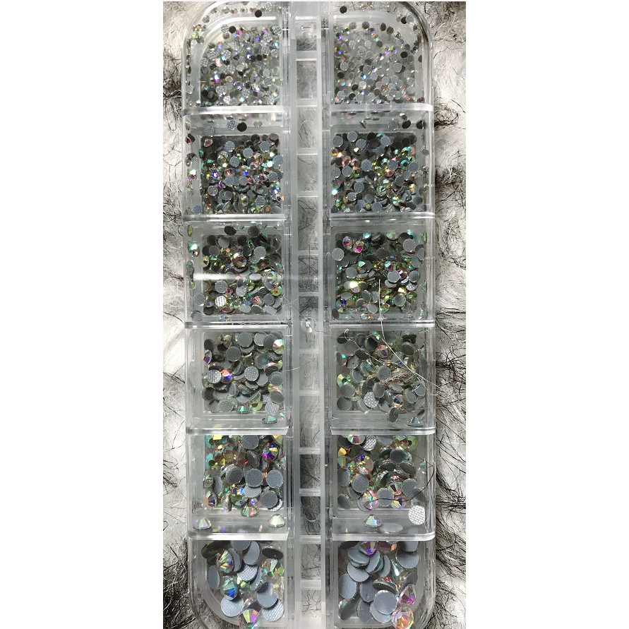 ĐÁ TRANG TRÍ  NAIL MÀU TRẮNG, MÀU HOA, MIX MÀU