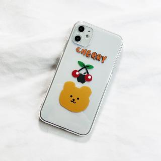 Ốp điện thoại mềm họa tiết hoạt hình đáng yêu cho iphone 11 8plus xr XS max 6 7