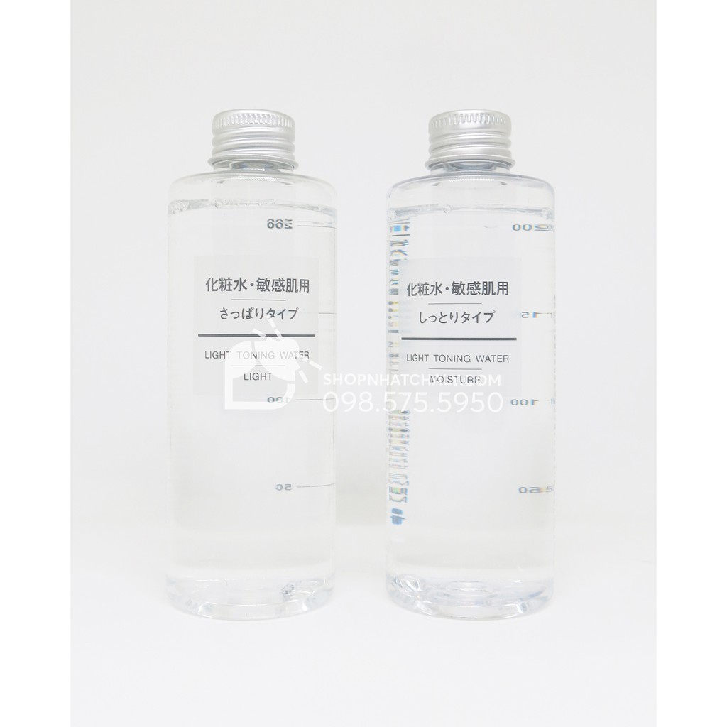 Nước hoa hồng Muji Light Toning Water cho DA NHẠY CẢM. Hàng Nhật nội địa, đang có giá tốt