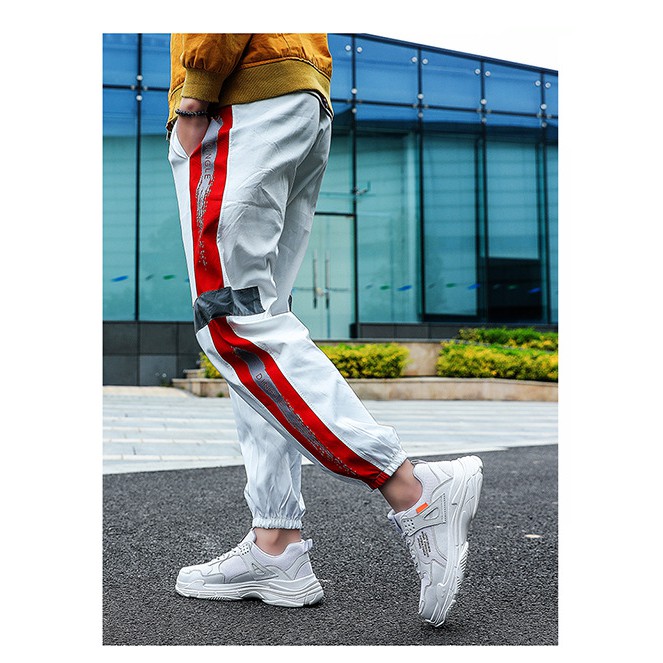 Giày sneaker thể thao nam độn đế Tem Cam lưới thoáng khí phong cách ulzzang Hàn Quốc cực Hot NB-56