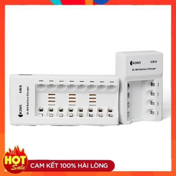 [Hàng Xịn] Bộ dock sạc pin 4 Kiwi AA ( Loại 4 viên)