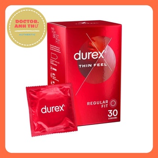 Bao cao su siêu mỏng Durex Fetherlite Ultra Thin Feel Condoms Extra Sensitive 30 chiếc - Anh Thư