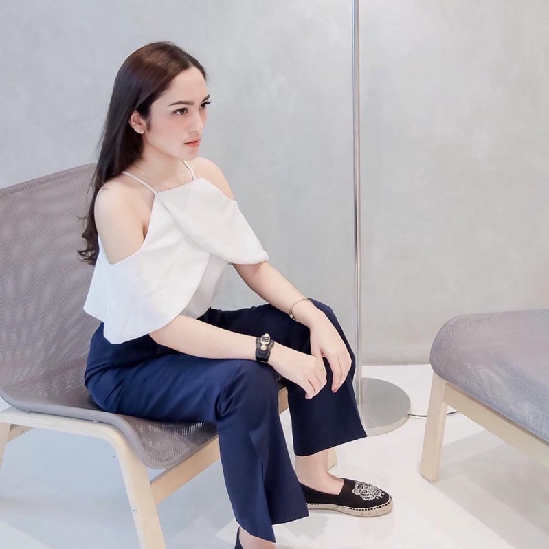 Alba Top - Áo Thun Màu Trắng/Hồng/Xanh Nước Biển - Bộ Sưu Tập Phần Mềm