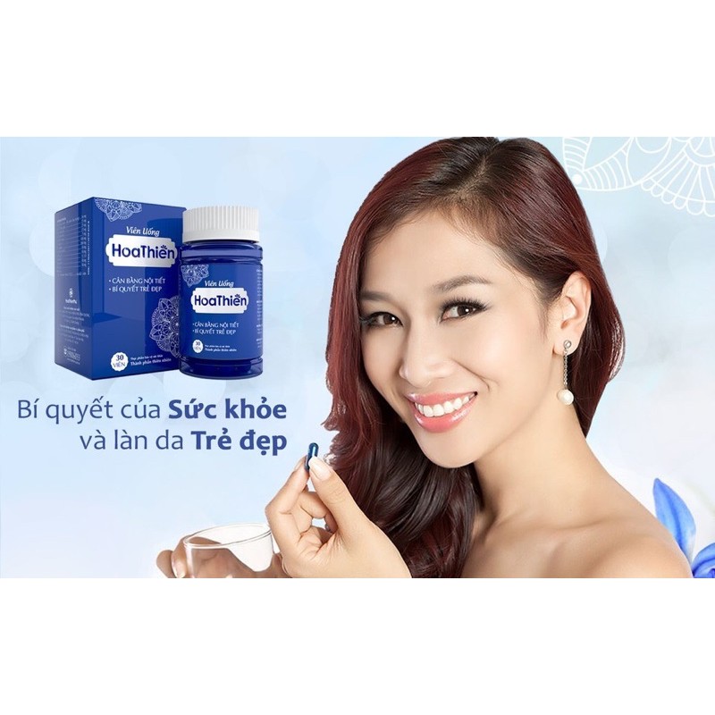Viên uống Hoa Thiên duy trì sắc đẹp và cải thiện sức khoẻ phụ nữ