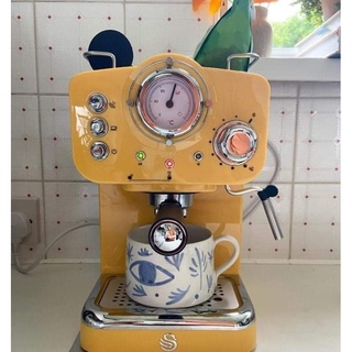 Máy Pha Cà Phê Swan Retro Espresso (Nhập Đức)