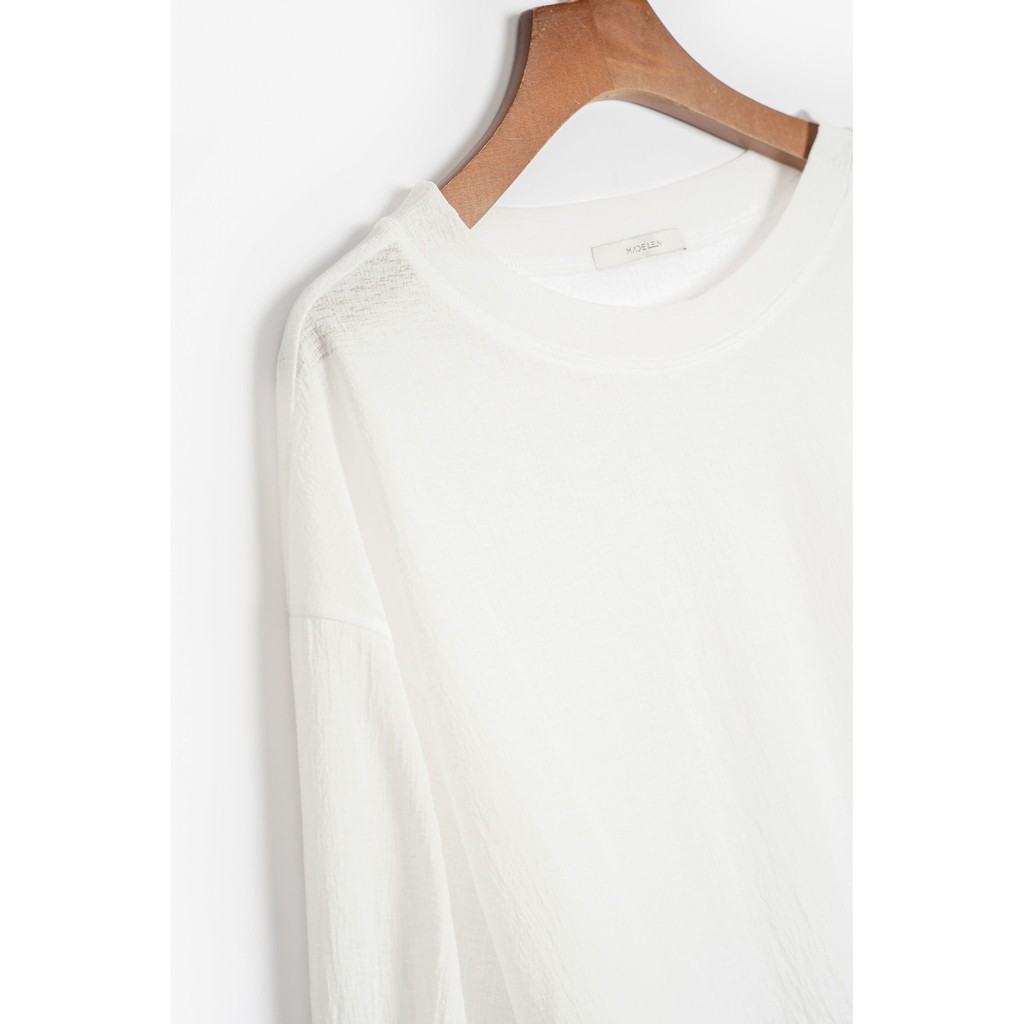 [Mã WASKT304 giảm 15% tối đa 30K đơn 99K] Áo Cổ Tròn Croptop[Madelen] | BigBuy360 - bigbuy360.vn