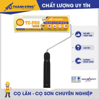 Cọ lăn TC PRO CAM, cây lăn sơn nước, rulo sơn nhà cửa, cho bề mặt phẳng, sơn hoàn thiện, hút sơn tốt