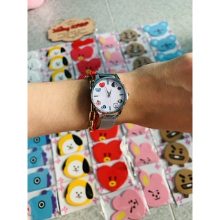 Đồng hồ nữ BT21 OT7 dây lưới