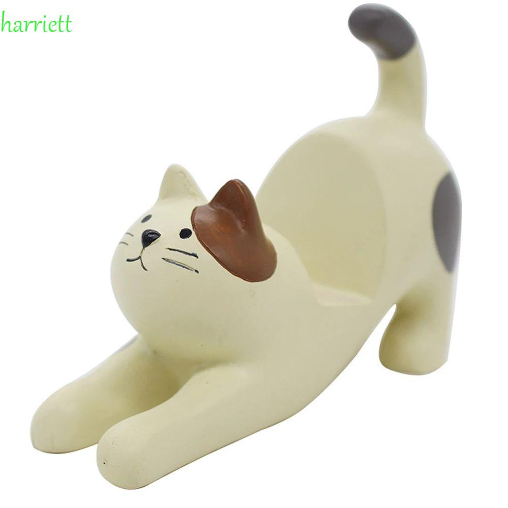 Giá đỡ resin hình mèo lười 3D giữ điện thoại tiện lợi