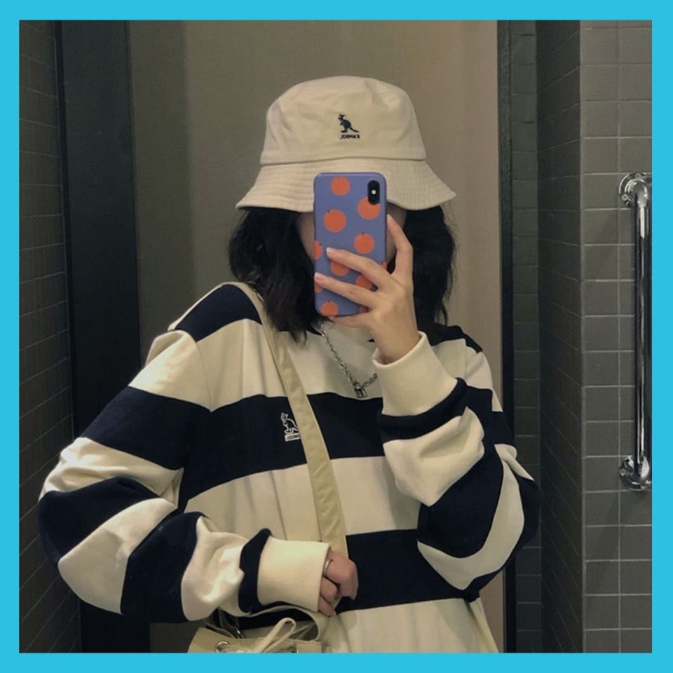 Blackpink Mũ Bucket Chất Liệu Canvas In Hình Lisa Xiao Zhan Kangol