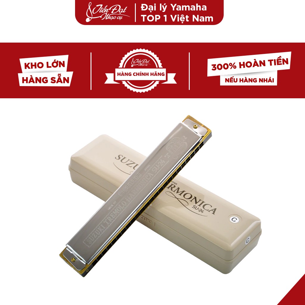 Kèn Harmonica Tremolo Suzuki 2 Timer SU-24 Phù Hợp Chơi Các Dòng Nhạc Dân Gian Truyền Thống Á Đông