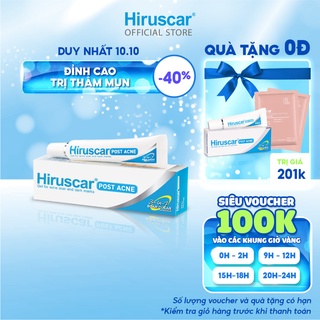  Gel chăm sóc sẹo mụn và mụn thâm Hiruscar Post Acne 10g