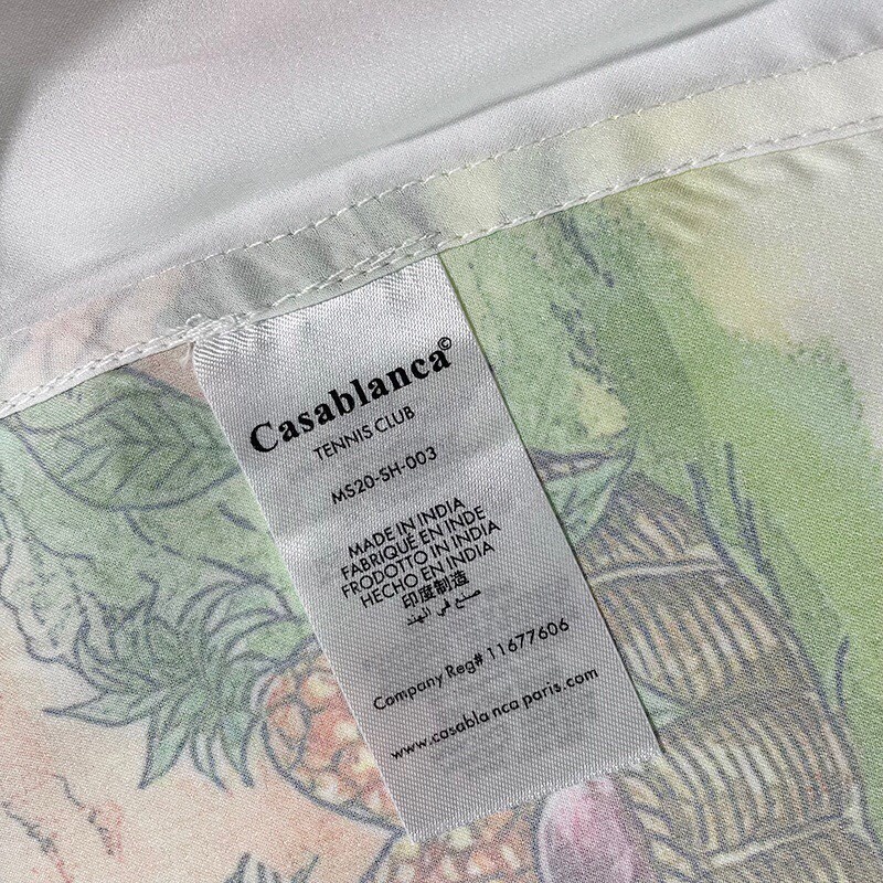 Áo sơ mi Casablanca floral print shirt ss21