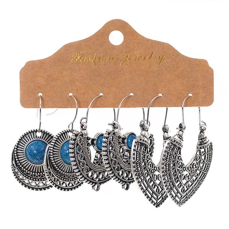 Hoa tai đi biển nhiều màu sắc phong cách boho cá tính mới mẻ M003