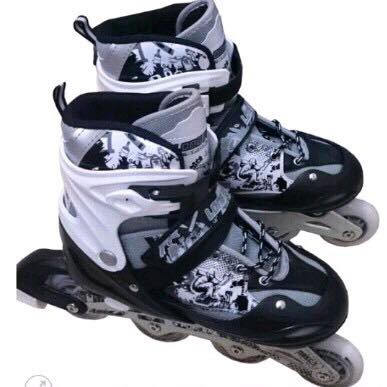 Giày Trượt Patin Trẻ Em Long Feng 906 - Hồng, Xanh, Đỏ, đen trắng nhiều màu