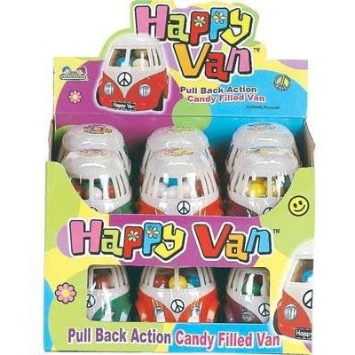 ( Bán sỉ ) Lốc 12c Kẹo chiếc xe Kidsmania Happy Van 15gr