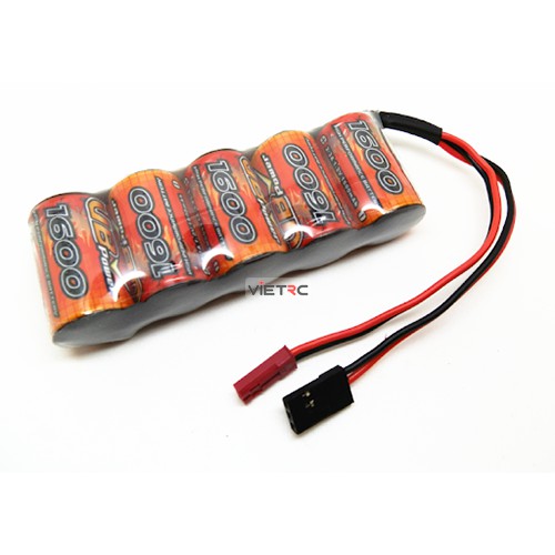 Pin bánh ú Ni-Mh 6V 1600mAh cho tàu, xe điều khiển từ xa