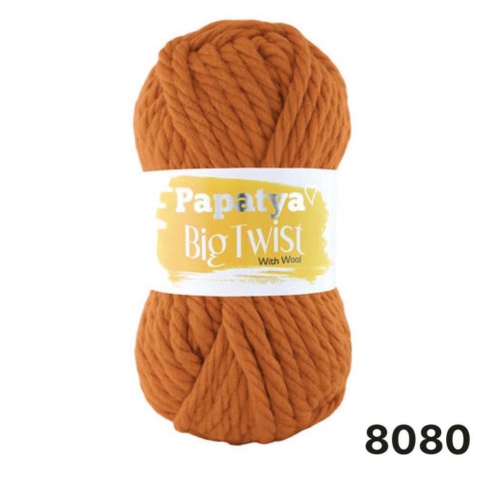 Cuộn len ấm sợi to mềm mại Big Twist hãng Papatya đan móc nón, khăn, áo, chăn ấm siêu nhanh