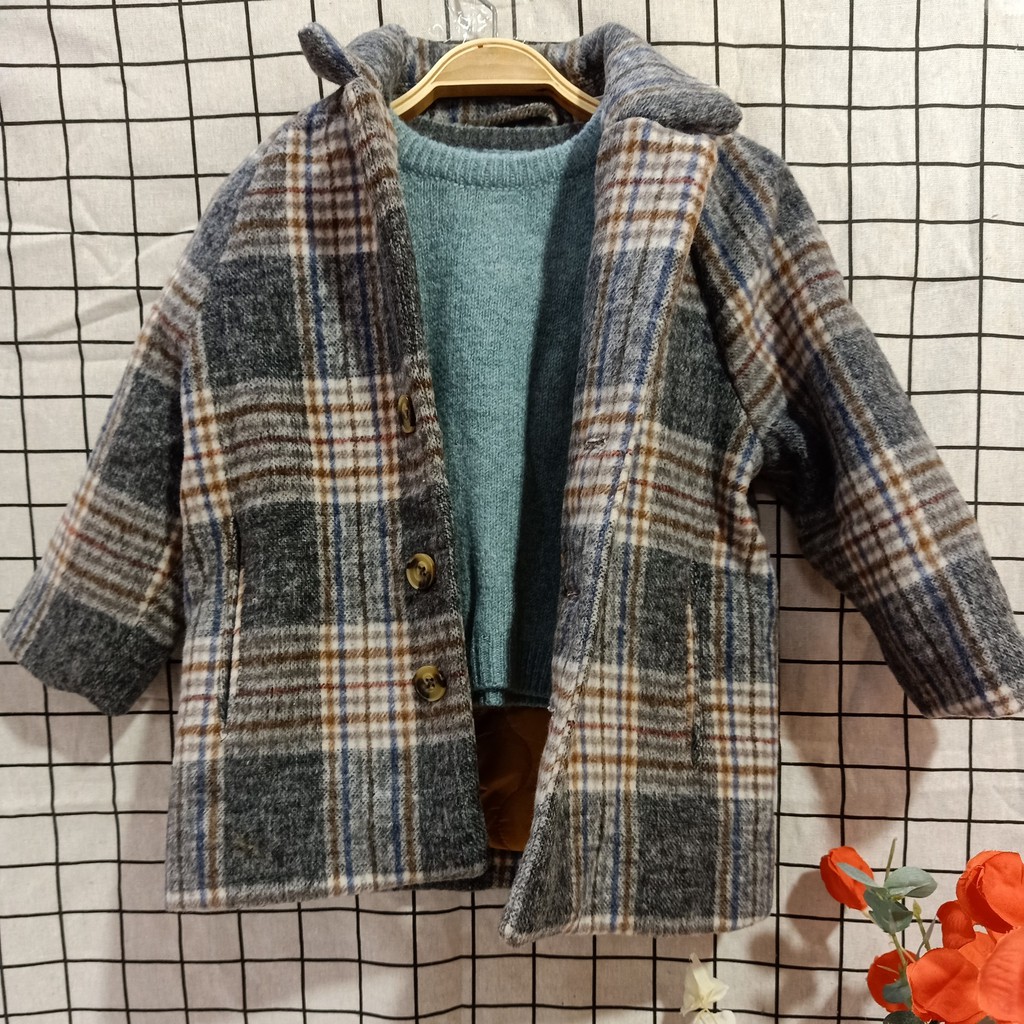 Áo dạ zara thời trang sành điệu cho bé trai