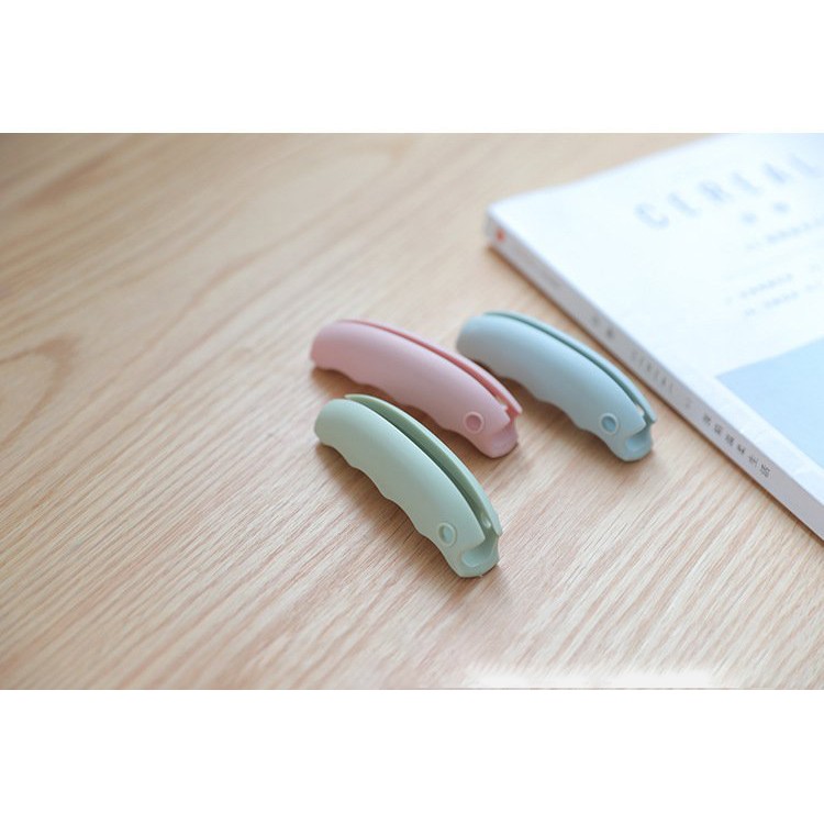Silicone tay cầm xách túi nilon gắn móc chìa khóa Minh House