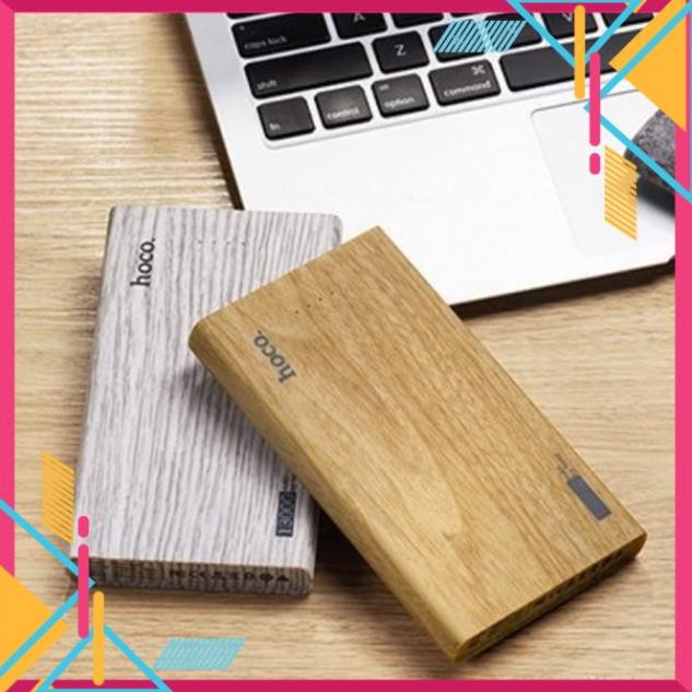 Mua ngay Pin Sạc Dự Phòng Hoco B36 Wood Grain 13000mAh Chính Hãng [Freeship 10k]