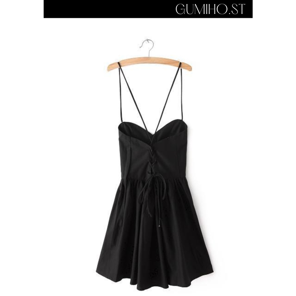 Đầm nữ sexy thiết kế dây chéo lưng