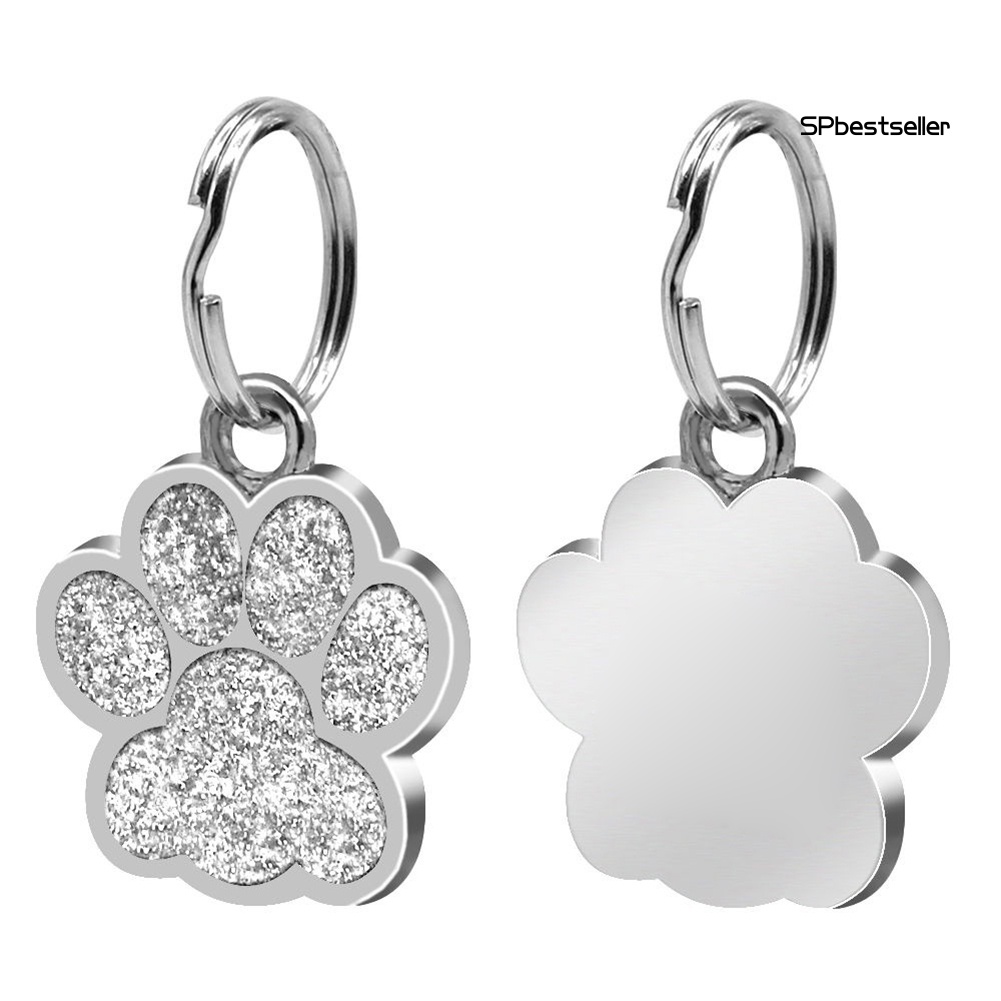 Thẻ Id Hình Dấu Chân Cho Thú Cưng Đi Bộ Đường Dài