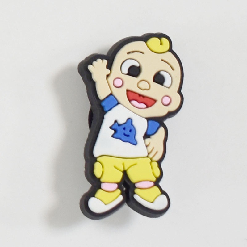 Charms Phụ Kiện Khóa Giày Cao Su Mềm PVC Hình Hoạt Hình Cho Trẻ Em