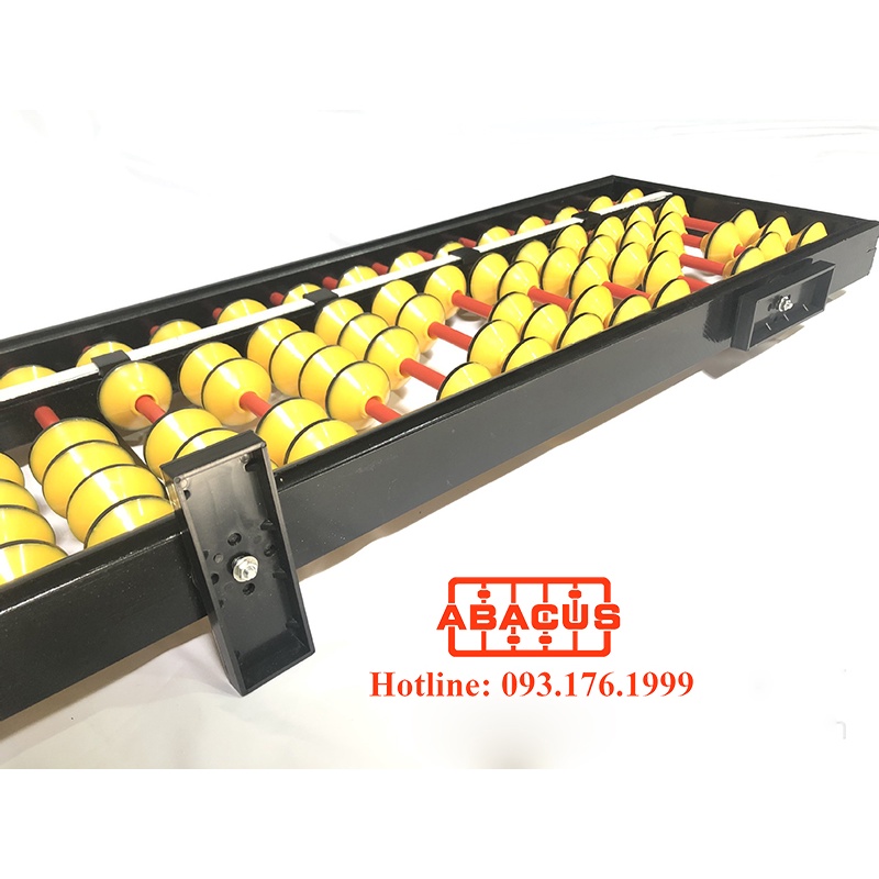 Bàn tính soroban giáo viên 13 cột - Sỉ lẻ bàn tính gẩy, mix màu và in logo theo yêu cầu, size 70cm x 30cm treo tường