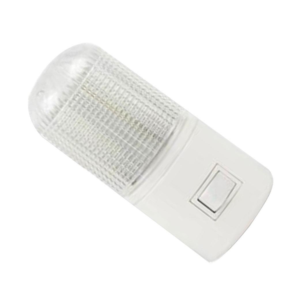 Đèn Ngủ 4 Bóng Led 90V-220V Ánh Sáng Trắng Bằng Nhựa Có Công Tắc Tiện Dụng Cho Gia Đình