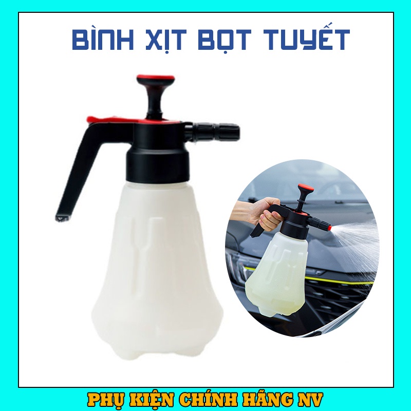 Bình xịt bọt tuyết cầm tay rửa xe dung tích 2 lít nhựa cao cấp vệ sinh xe máy, xe hơi, bình nước tưới cây cầm tay
