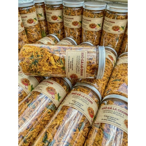 KHÔ GÀ LÁ CHANH LOẠI NGON 500gr