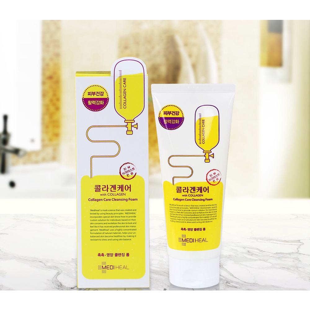 Sữa Rửa Mặt Collagen Giúp Săn Chắc Da Mediheal Collagen Care Cleansing Foam 170ml