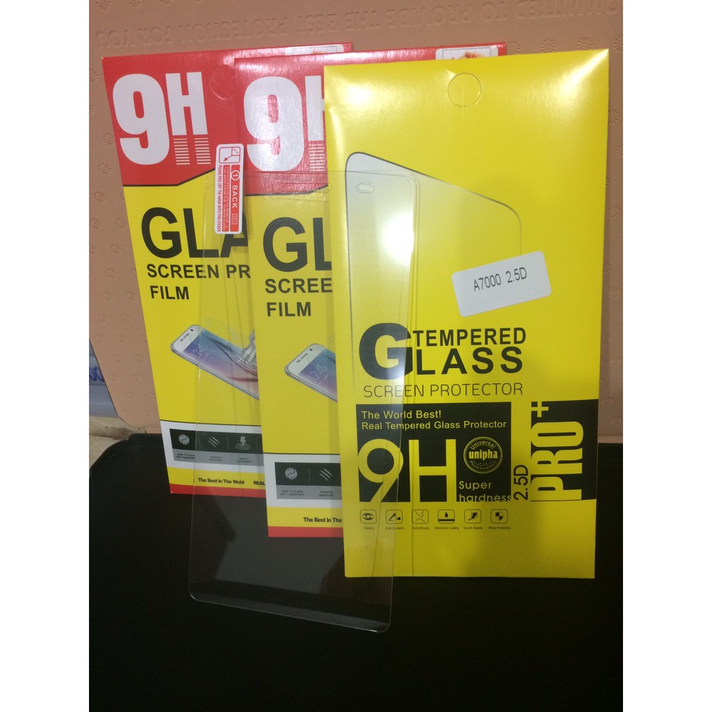 Bộ 3 kính cường lực Glass cho Lenovo A7000( khômg full)