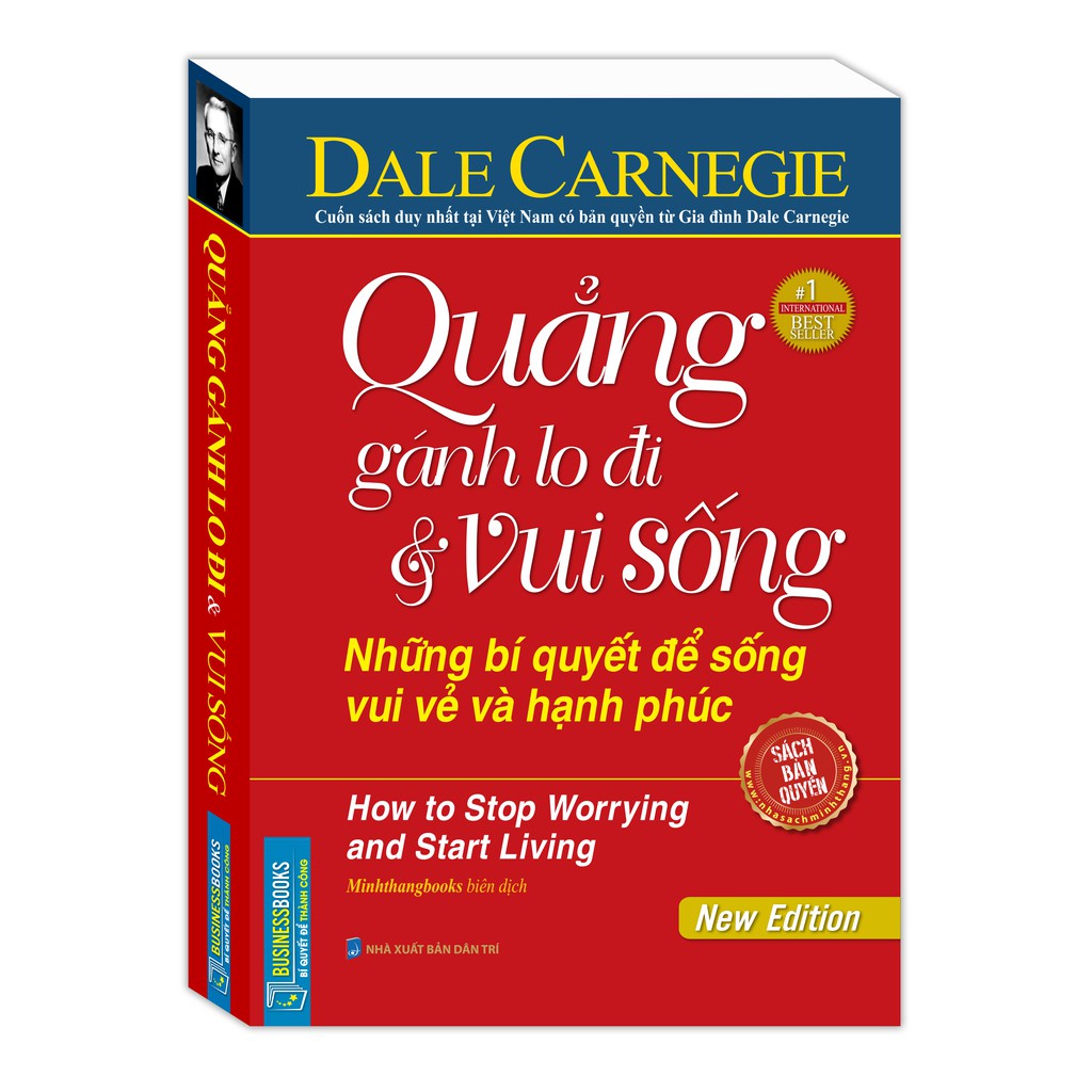 Sách - Quẳng gánh lo đi và vui sống(Những bí quyết để sống vui vẻ và hạnh phúc) (bìa mềm) Tặng Bookmark