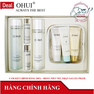 Set Ohui White Extreme Nước Hoa Hồng Sữa Dưỡng Trắng Da Chống Lão Hóa Giúp Căng Mướt Da  O Hui