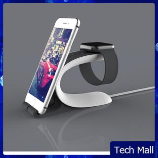 Giá Đỡ Cho Đế Sạc 2 Trong 1 Cho Đồng Hồ Apple Watch Và Iphone