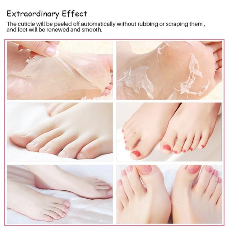 Mặt nạ tẩy tế bào da chết -Peel da chân Double Effect Foot MẪU MỚI