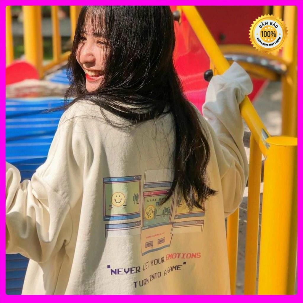 [Ảnh Thật] Áo Khoác Unisex Cardigan Hình Mặt Cười Thun Nỉ Ngoại Freesize 65kg AK97 [ ÁO KHOÁC NỮ _ ÁO KHOÁC NAM ] | BigBuy360 - bigbuy360.vn