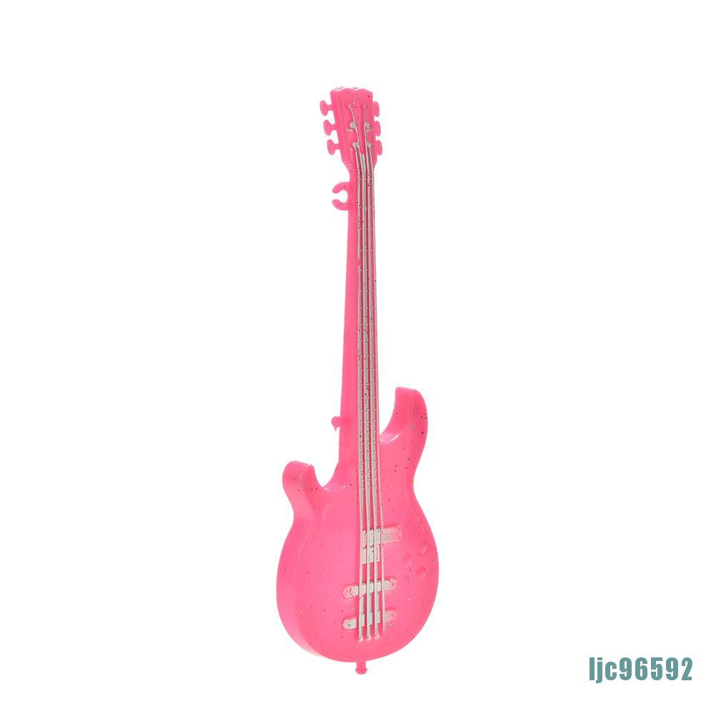 1 Đàn Guitar Màu Hồng Thời Trang Sáng Tạo Cho Búp Bê Ljc96592