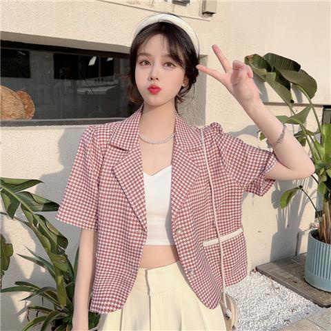 Áo Khoác Mỏng Dáng Ngắn Phong Cách Pháp Thời Trang Cho Nữ