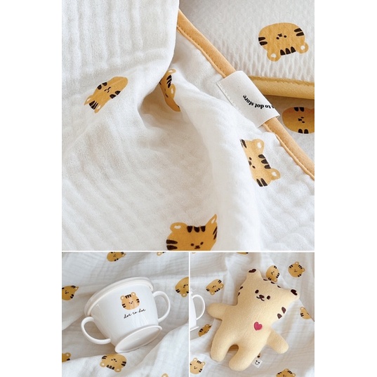 CHĂN HÈ GẠC BÔNG CHO BÉ - Made in Korea