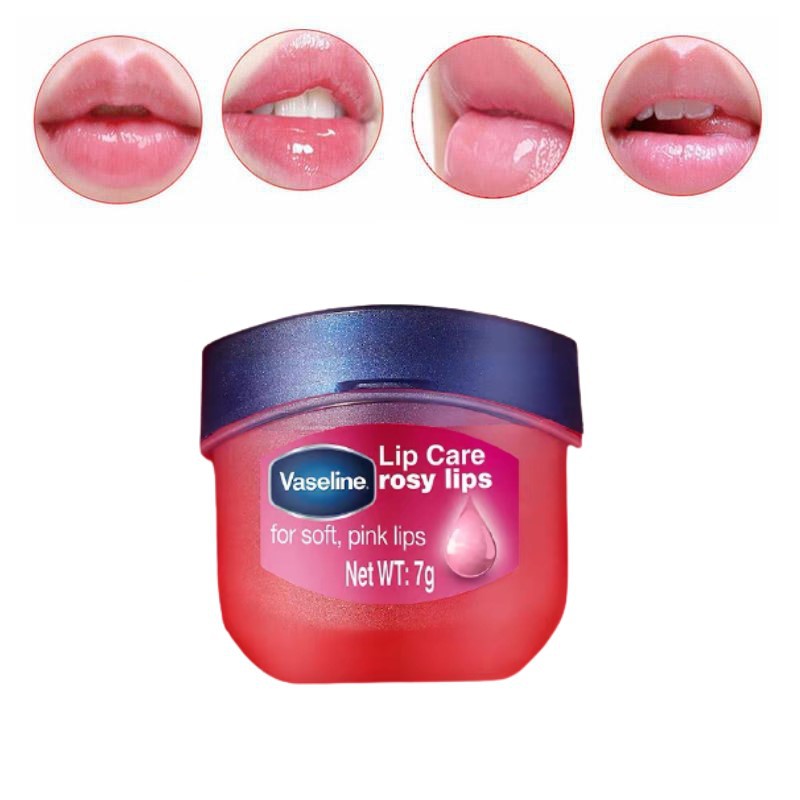 Sáp Dưỡng Môi Vaseline Lip Care dưỡng môi hồng xinh, mềm mịn, ngọt ngào KOREA 7g/ Hũ