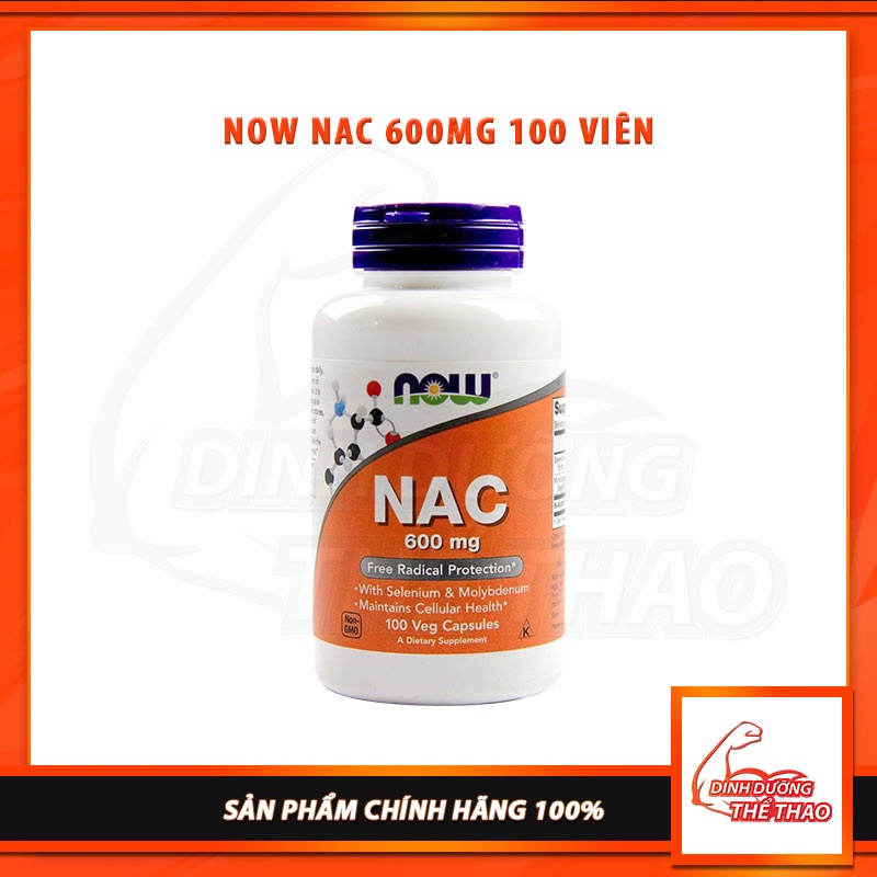 Viên NAC Giải Độc Gan Mát gan Detox Body Now Nac - Hoa kỳ