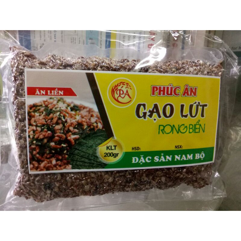 Gạo lứt rong biển rang giòn ăn liền