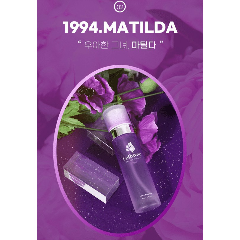 Set nước hoa 4 chai Celluver LOVELY & ROMANTIC Hàn Quốc + 4 Photocard Hwang In Yeop | Thế Giới Skin Care