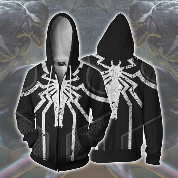 Spider Man Zipper Hoodie Superhero Zipper Coat The Avengers Jacket 3D print Outerwear