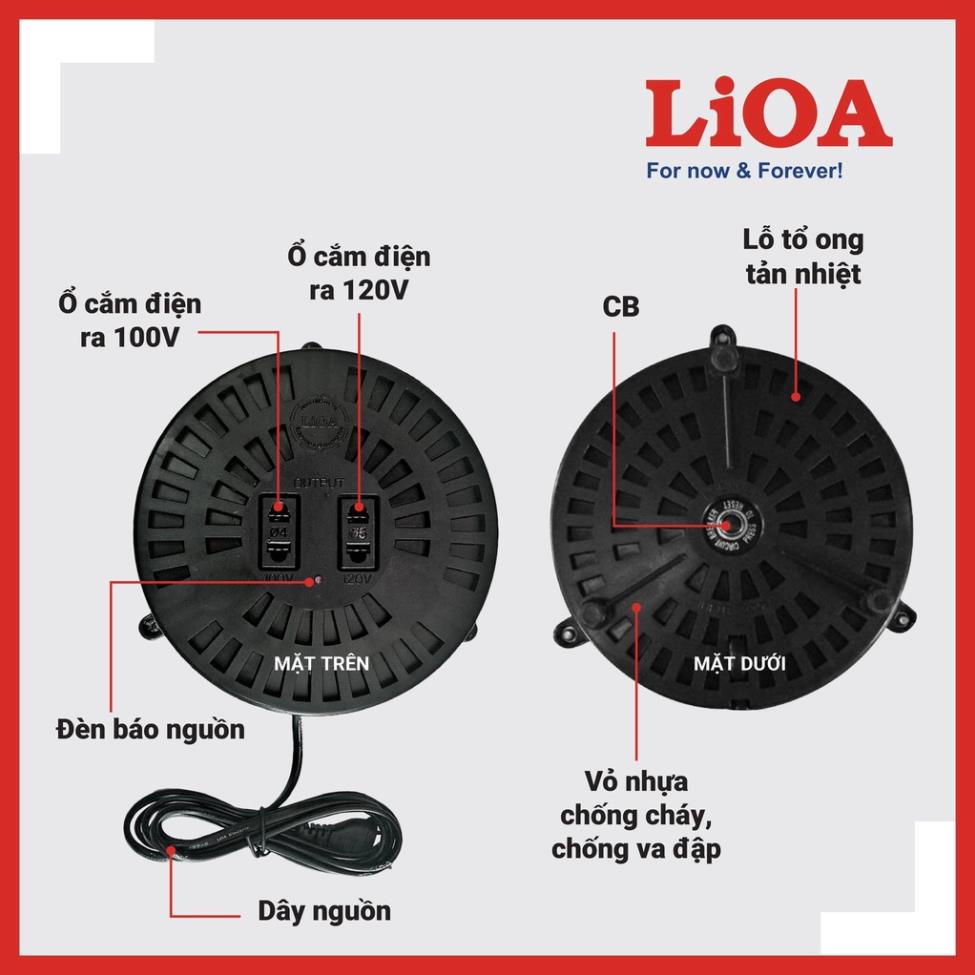 Biến áp đổi nguồn 1500w 220v ra 110v