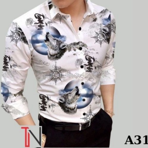 ⭐ Áo Sơ Mi Nam Dài Tay Vải Cotton Lụa Thái Chống Nhăn Chống Xù Cực Sang Trọng _KVINDstore08